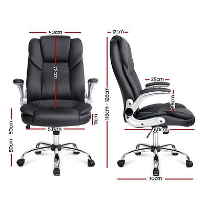 PU Leather Executive Office Desk Chair - Black - Brand New - Free Shipping