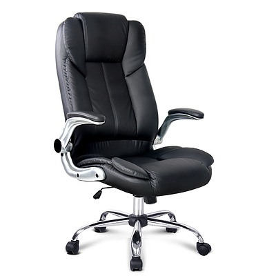PU Leather Executive Office Desk Chair - Black - Brand New - Free Shipping