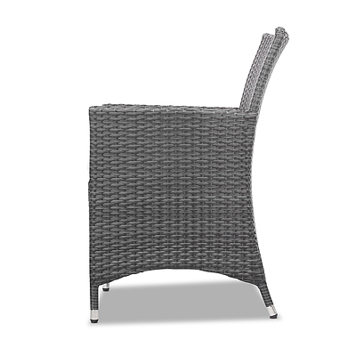 3-piece Outdoor Chair and Table Set Grey - Brand New - Free Shipping