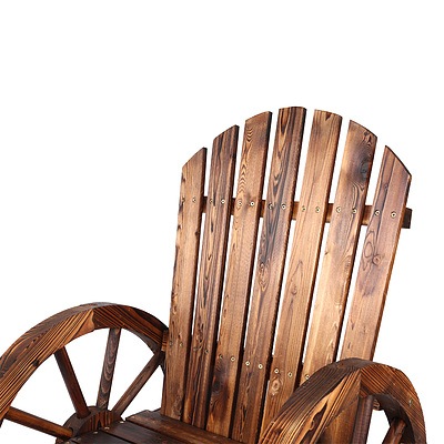 Wooden Wagon Chair Outdoor - Brand New - Free Shipping