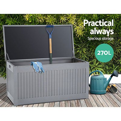 Outdoor Storage Box Container Garden Toy Tool Sheds 270L - Brand New - Free Shipping