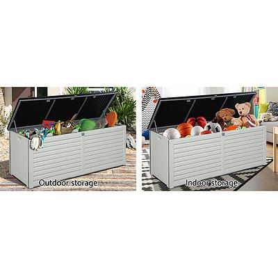 Outdoor Storage Box Bench Seat Toy Tool Sheds 390L - Brand New - Free Shipping