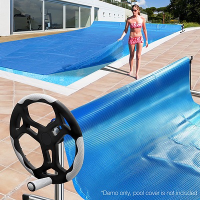 Swimming Pool Cover Roller Reel Adjustable Solar Thermal Blanket - Brand New - Free Shipping