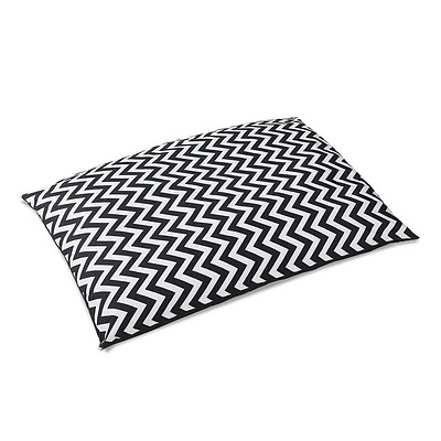 XXL Deluxe Soft Canvas Pet Bed - Black & White - Free Shipping