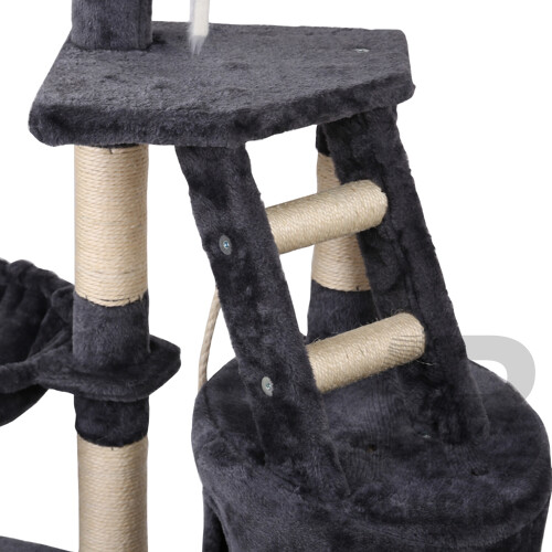 Cat Tree 120cm Trees Scratching Post Scratcher Tower Condo House Furniture Wood Multi Level - Brand New - Free Shipping