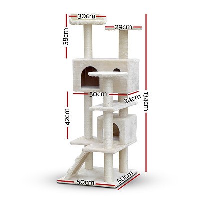 134cm Cat Scratching Post - Beige - Brand New - Free Shipping