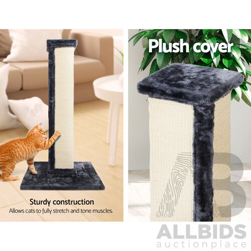 101cm cat scratching post pole climbing frame scratcher with rope