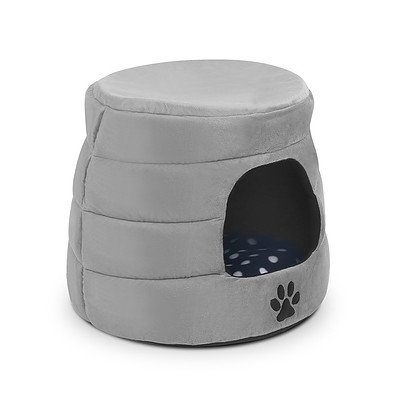 Pet Cave Bed Grey - Brand New - Free Shipping