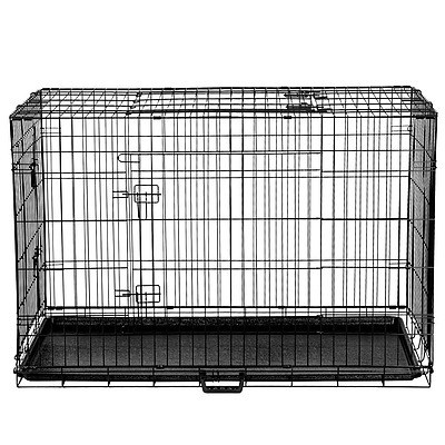 i.Pet 42inch Pet Cage - Black