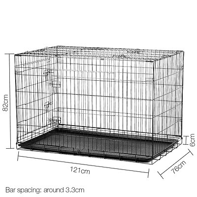 48inch Collapsible Pet Cage with Cover - Black & Green - Brand New - Free Shipping
