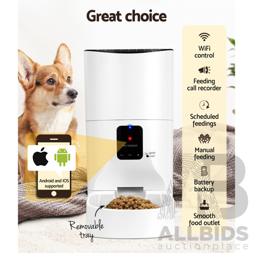 Automatic Pet Feeder 9l Auto Wifi - Lot 1417436 