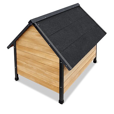 Wooden Dog Kennel Black - Large - Brand New - Free Shipping