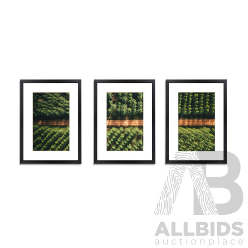 3 PCS Photo Frame Wall Set A3 Picture Home Decor Art Gift Present Black - Brand New - Free Shipping