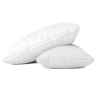 Goose Feather Down Twin Pack Pillow - Brand New - Free Shipping