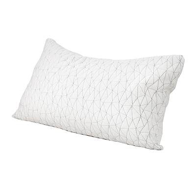 Set of 2 Rayon Single Memory Foam Pillow - Brand New - Free Shipping