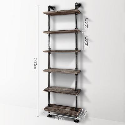 6 Level DIY Wooden Bookshelf - Brand New - Free Shipping