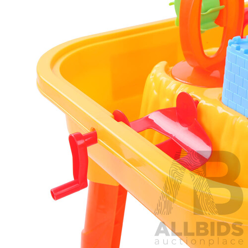 Kid's Outdoor Table & Chair Sandpit Toy Set - Free Shipping