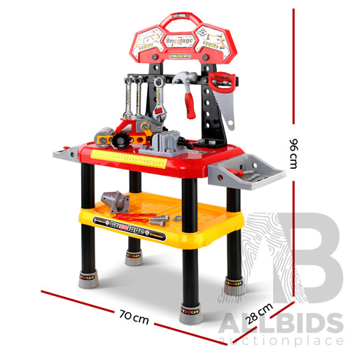 Kids Workbench Play Set - Red - Brand New - Free Shipping