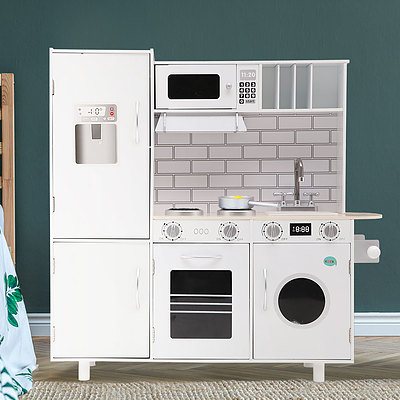 Wooden Kitchen Pretend Play Set - Brand New - Free Shipping
