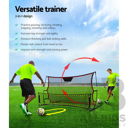 Portable Soccer Rebounder Net Volley Training Football Goal Trainer XL - Brand New - Free Shipping