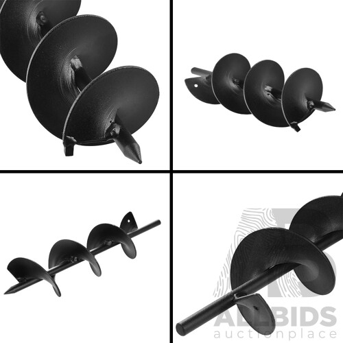 Power Garden Auger Small Earth Planter 75 X 300MM Black - Brand New - Free Shipping