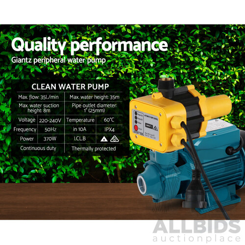 Peripheral Pump Auto Controller Clean Water Garden Farm Rain Irrigation - Brand New - Free Shipping