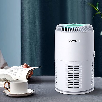 Air Purifier Desktop Purifiers HEPA Filter Home Freshener Carbon Ioniser - Brand New - Free Shipping