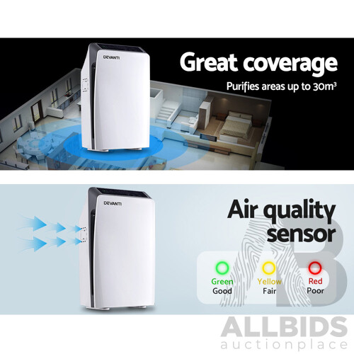 Air Purifier Purifiers HEPA Filter Home Freshener Carbon Ioniser Cleaner - Brand New - Free Shipping