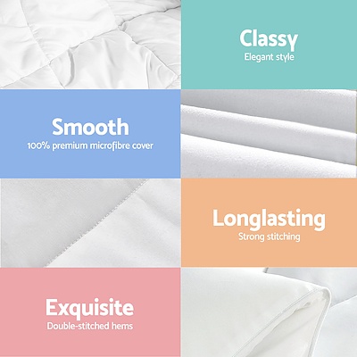 King Size 400GSM Microfibre Quilt - Brand New - Free Shipping