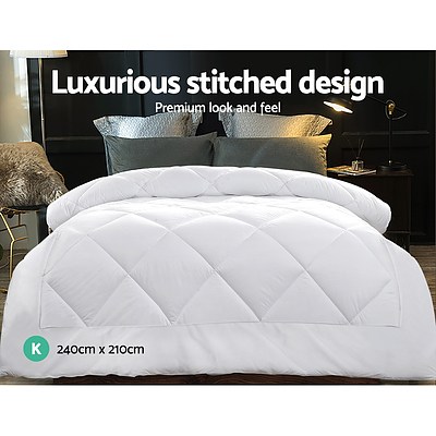 Bamboo Microfiber Microfibre Quilt Duvet Cover Doona Winter King - Brand New - Free Shipping