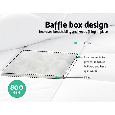 Microfiber Microfibre Bamboo Quilt Winter Duvet Doona Queen - Brand New - Free Shipping