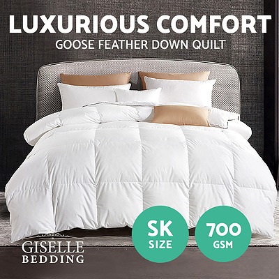 Super King Size Goose Down Quilt - Brand New - Free Shipping