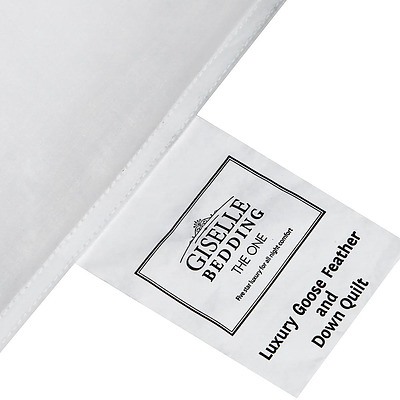 Double Size Goose Down Quilt - White - Free Shipping