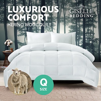 Queen Size Merino Wool Duvet Quilt - Brand New - Free Shipping