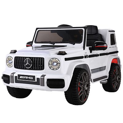 Kids Ride On Car Electric AMG G63 Licensed Remote Cars 12V White - Brand New - Free Shipping