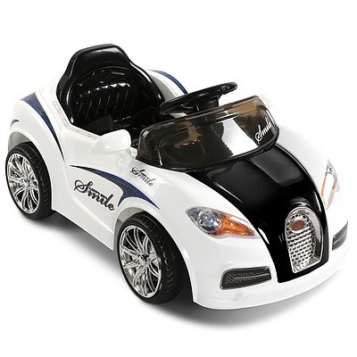 Kids Ride on Car with Remote Control White - Free Shipping