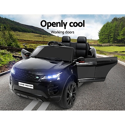 Kids Ride On Car Licensed Land Rover 12V Electric Car Toys Battery Remote Black - Brand New - Free Shipping