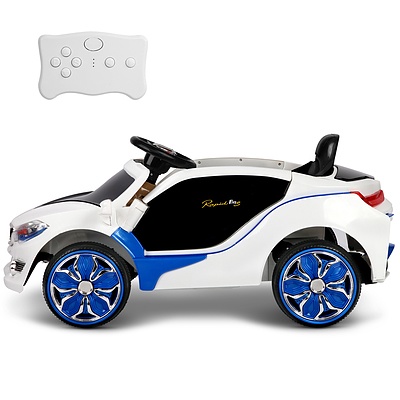 Kid's Electric Ride on Car BMW i8 Style - Blue & White - Free Shipping
