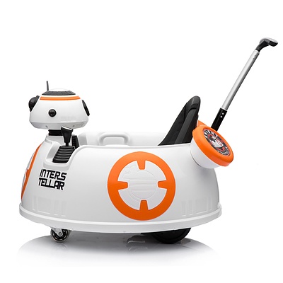 Star Wars BB8 inspired Kids Ride On Car - Orange and White - Free Shipping