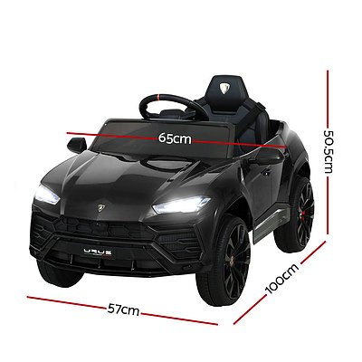12V Electric Kids Ride On Toy Car Licensed Lamborghini URUS Remote Control Black - Brand New - Free Shipping