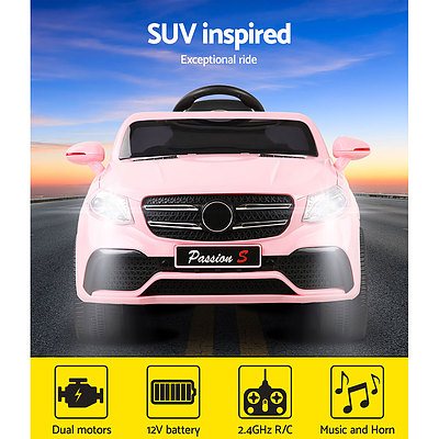 Kid's Electric Ride on Car Mercedes Benz GLE63 Style - Pink - Free Shipping