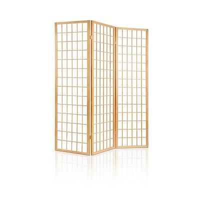 3 Panel Wooden Room Divider - Natural - Brand New - Free Shipping