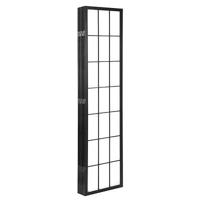 6 Panel Room Divider Screen Privacy Dividers Pine Wood Stand Black White - Brand New - Free Shipping