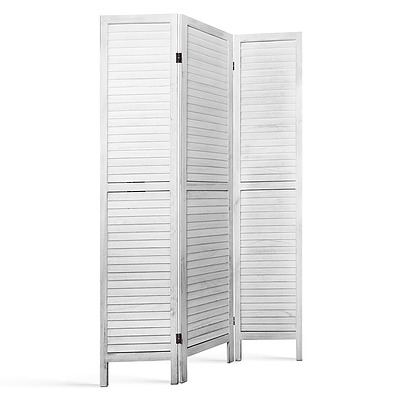 Room Divider Privacy Screen Foldable Partition Stand 3 Panel White - Brand New - Free Shipping