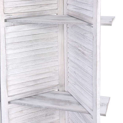 Room Divider Privacy Screen Foldable Partition Stand 4 Panel White - Brand New - Free Shipping