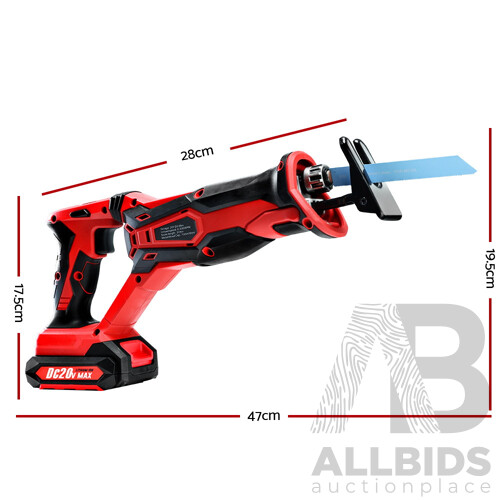 18V Lithium Cordless Reciprocating Saw Electric Corded Sabre Saw Tool  - Brand New - Free Shipping