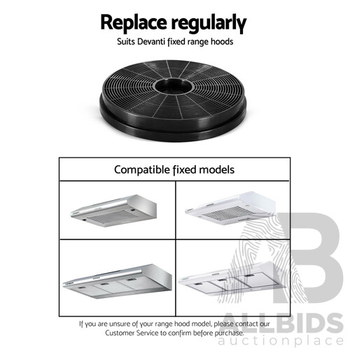 Fixed Range Hood Rangehood Carbon Charcoal Filters Replacement For Ductless Ventless - Brand New - Free Shipping