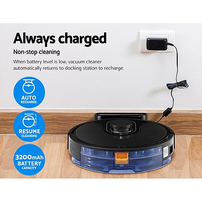Robot Vacuum Cleaner Robotic LDS Distance Sensor Automatic Carpet Floor Mop - Brand New - Free Shipping