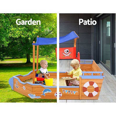Boat Sand Pit With Canopy - Brand New - Free Shipping