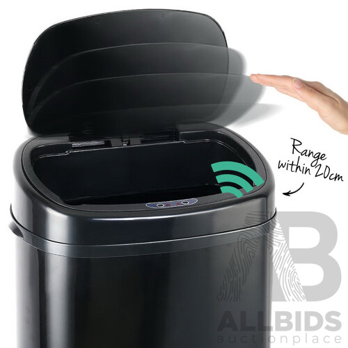 58L Motion Sensor Rubbish Bin - Black - Brand New - Free Shipping